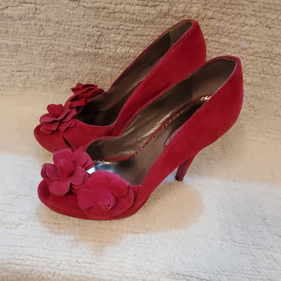 Poetic Licence Rose Heels size 7.5 - Picture 2 of 3